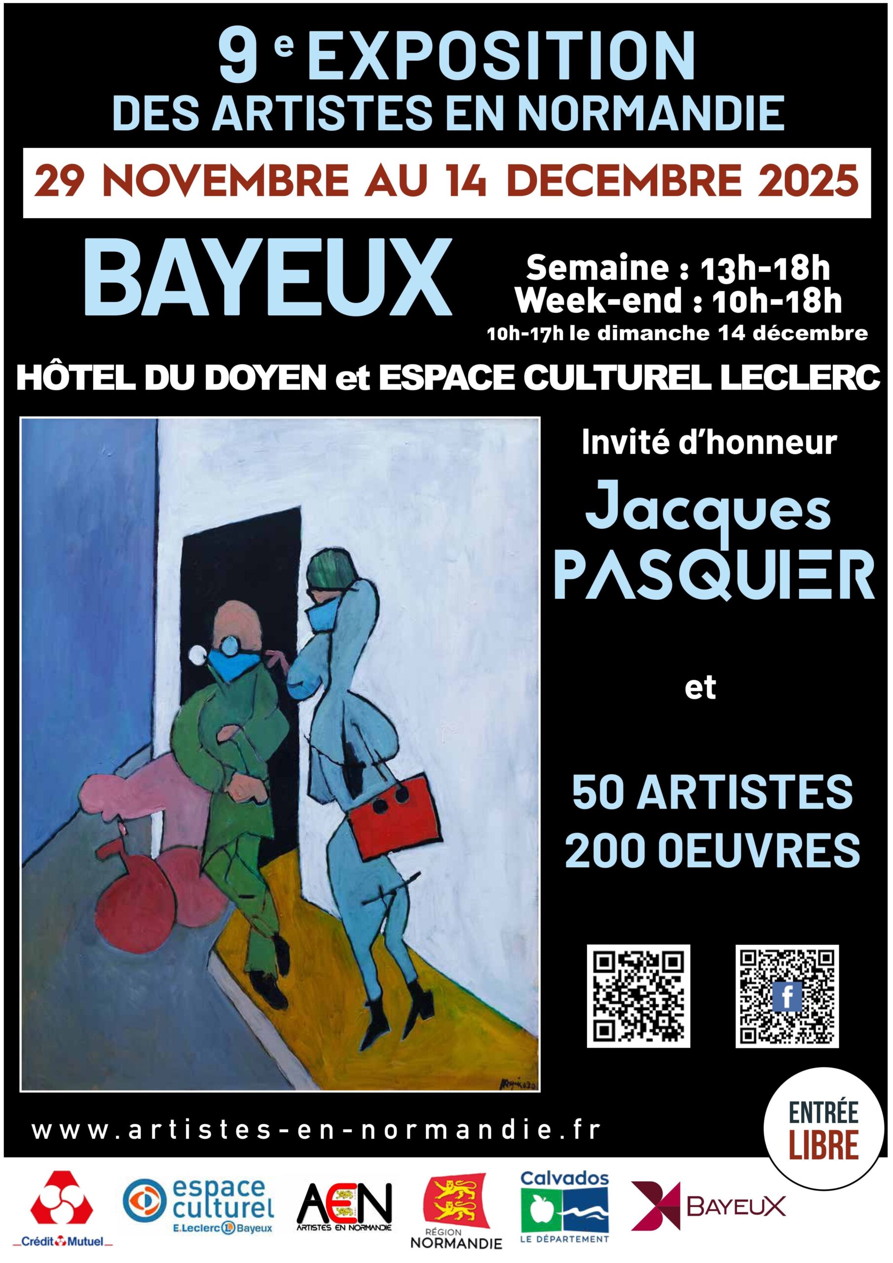 Exposition Bayeux Hotel du Doyen 29 nov 14 dec 2025