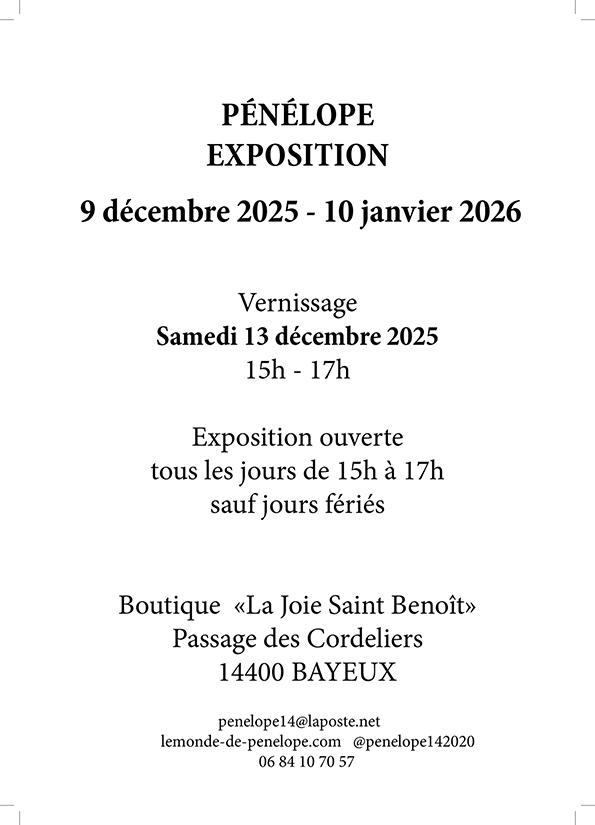 Vernissage Bayeux 13 décembre