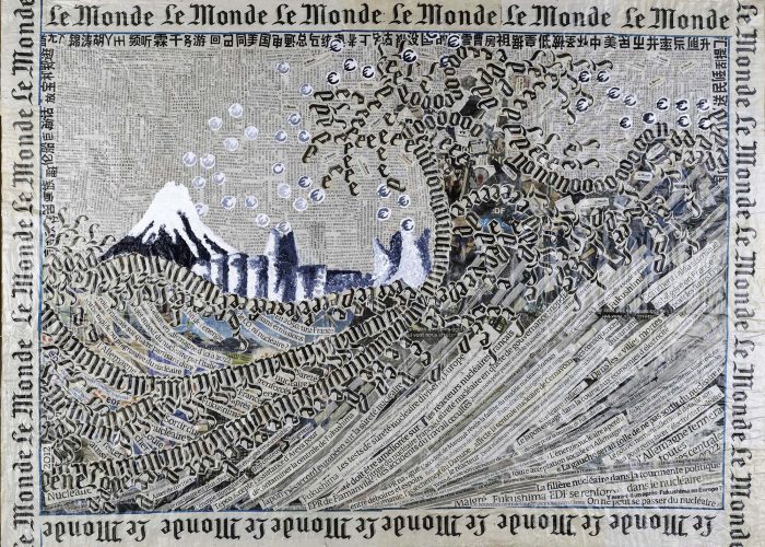 Fukushima. Hommage à Hokusai Série I – vue n° 3 - 2012 - 80 x 110 cm