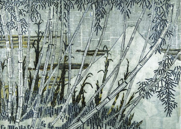 Fukushima. Hommage à Hokusai Série I – vue n° 7 - 2015- 81 x 100 cm